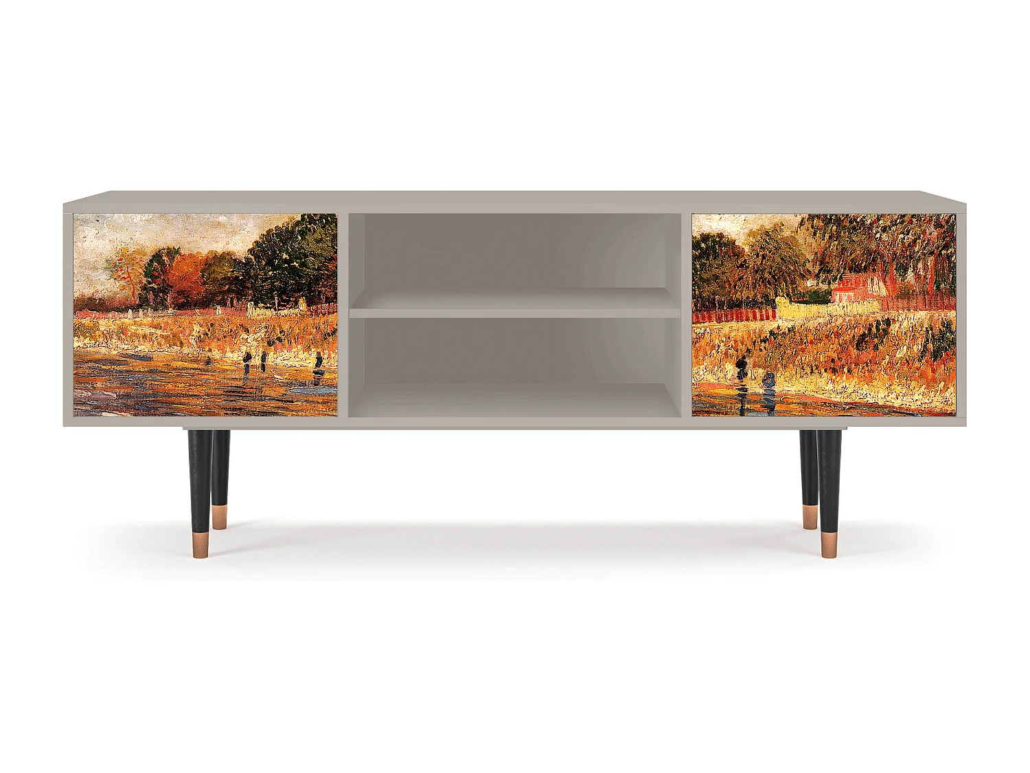 Mobile TV - 170х69х48 cm - T2 - The Banks, Sabbia