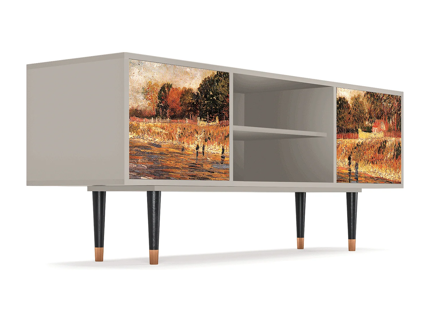 Mobile TV - 170х69х48 cm - T2 - The Banks, Sabbia