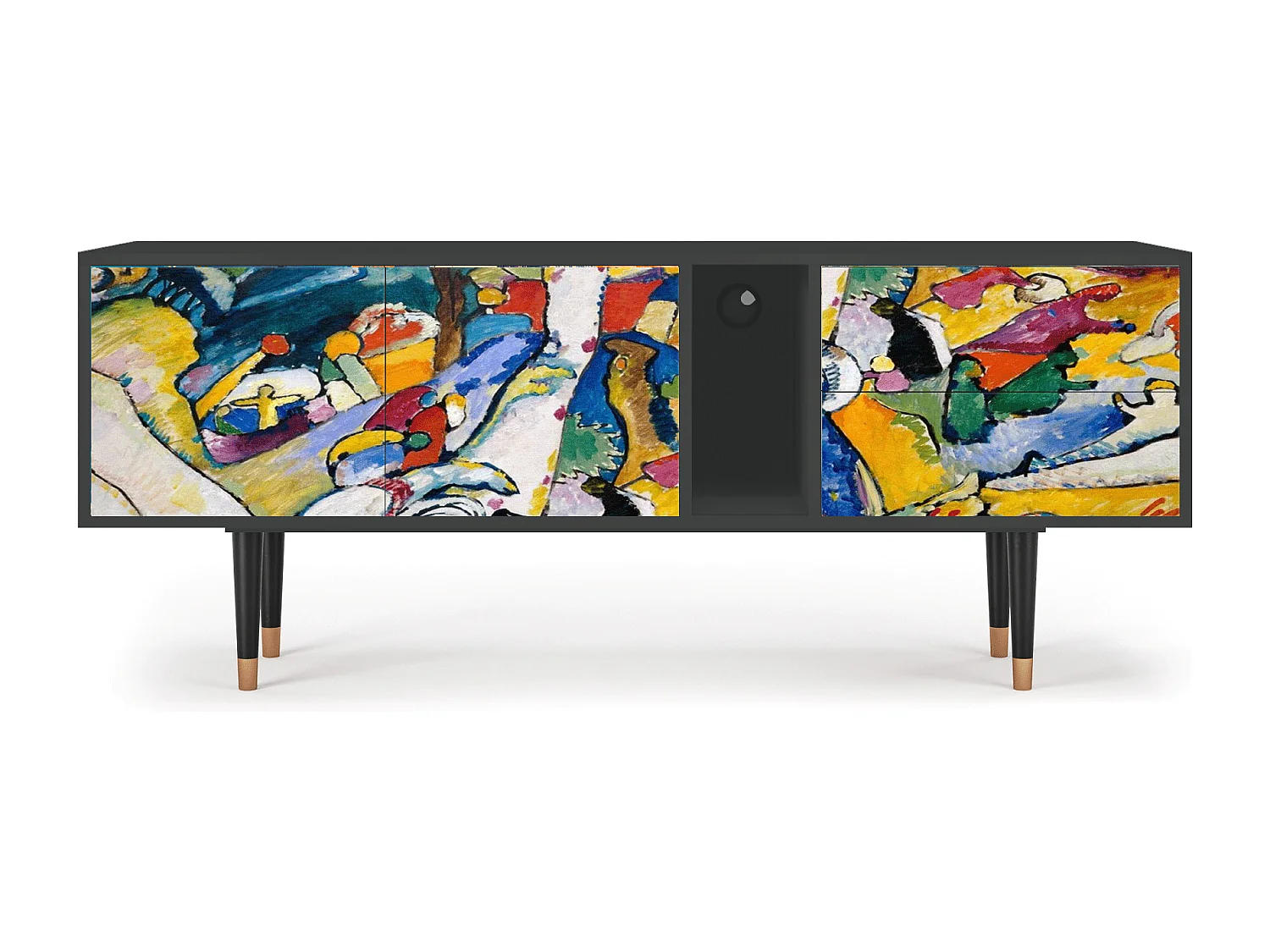 Mueble de TV - 170х69х48 cm - T1 - Improvisation 26  , Antracite