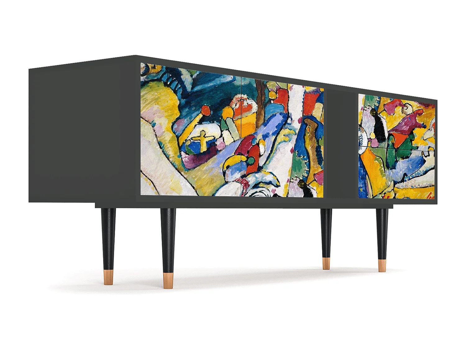 Mueble de TV - 170х69х48 cm - T1 - Improvisation 26  , Antracite