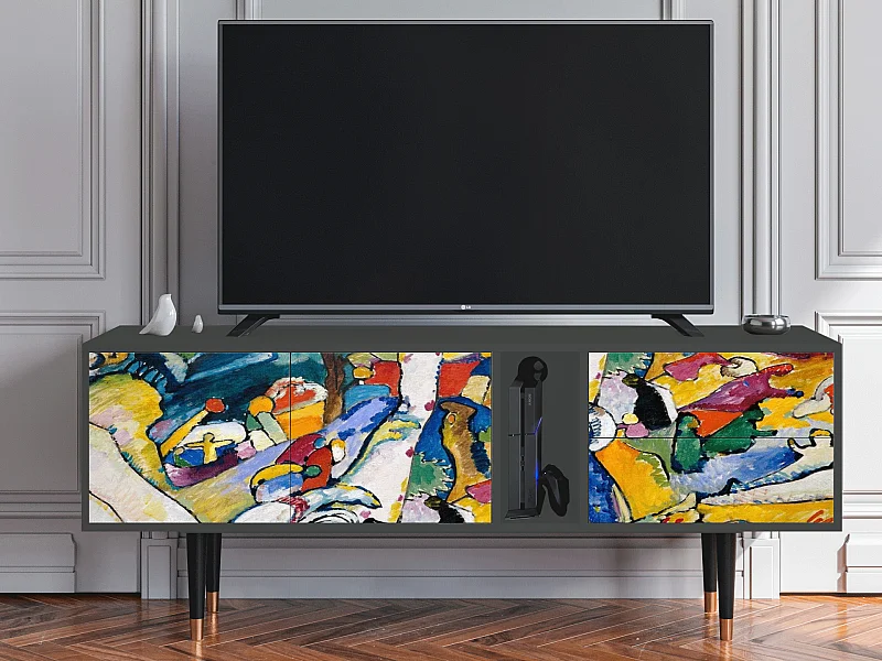 Mueble de TV - 170х69х48 cm - T1 - Improvisation 26  , Antracite