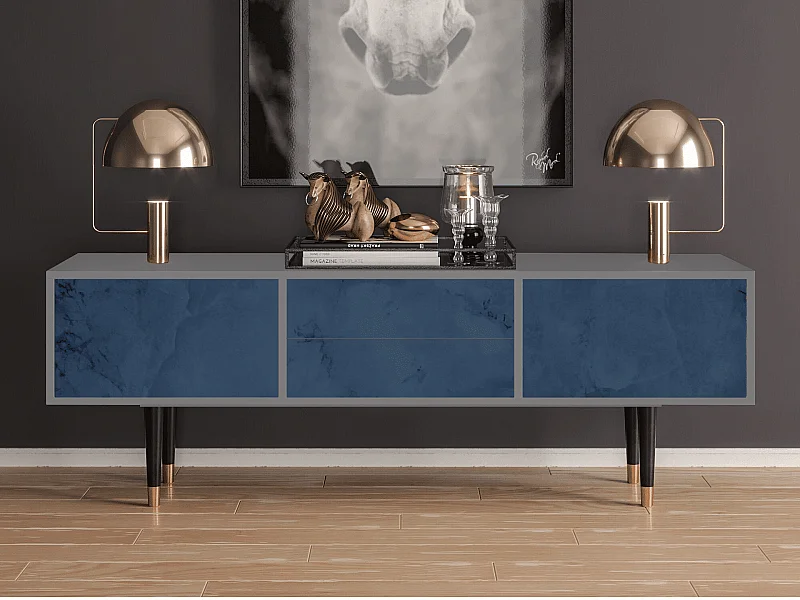 TV-Möbel - 170х59х48 cm - T4 - Endless Galaxi, Grau