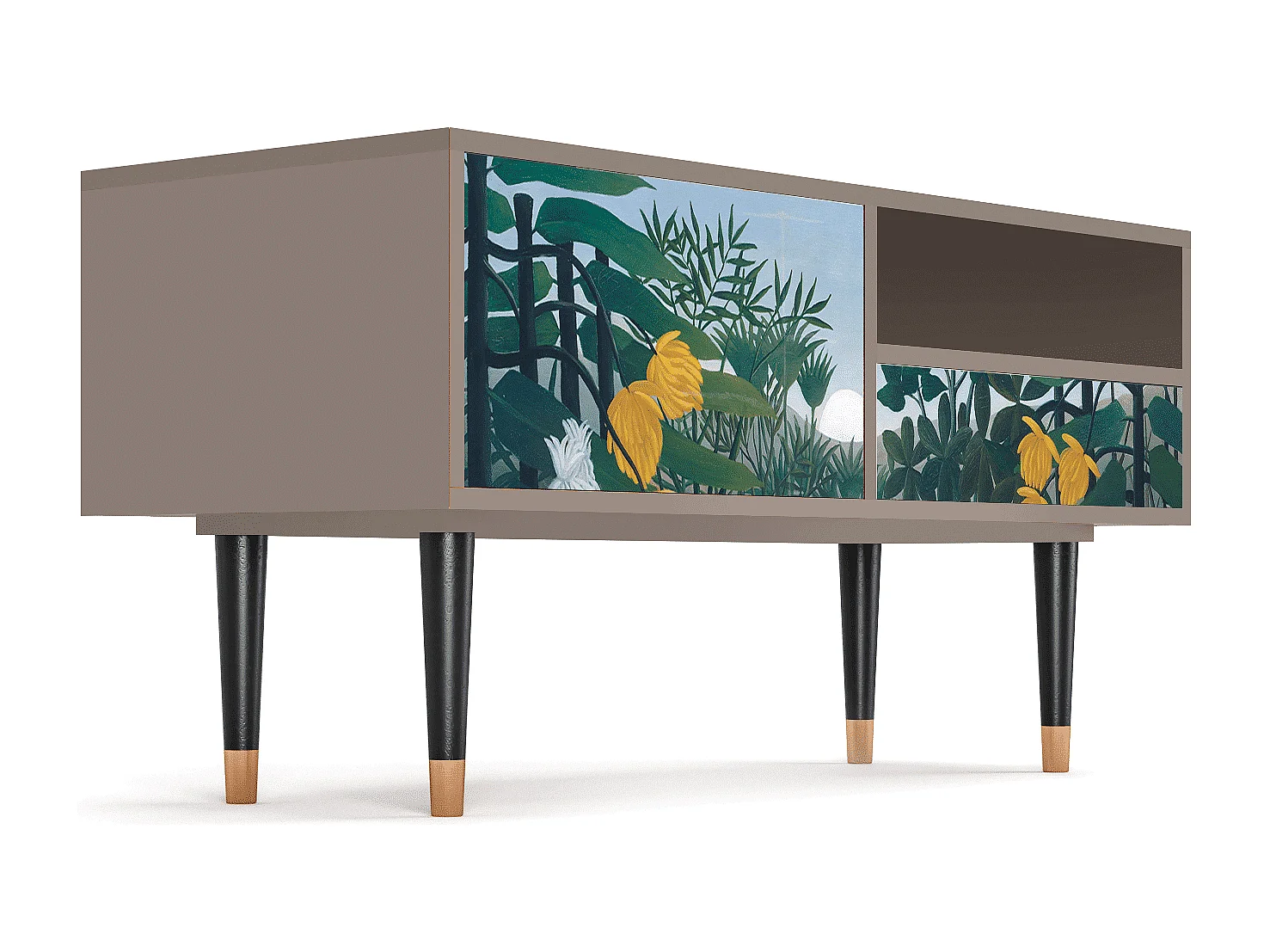 Meuble TV - 115х59х48 cm - T3 - The Repast of the Lion, Latte