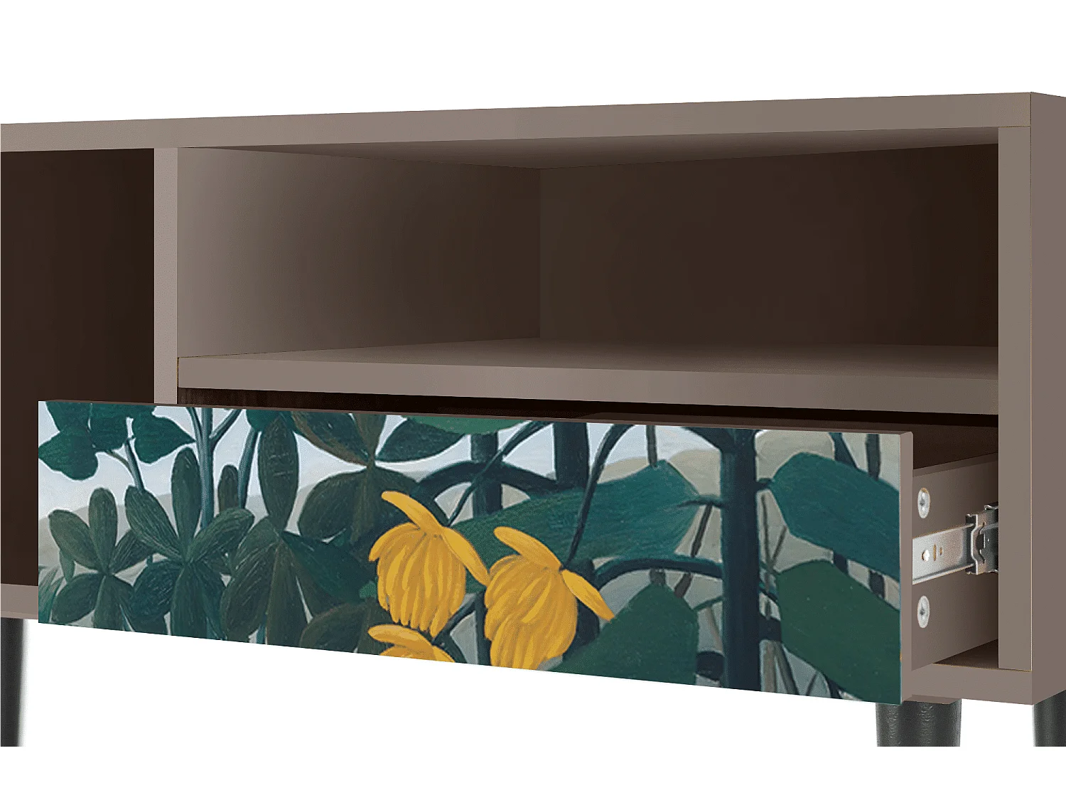 Meuble TV - 115х59х48 cm - T3 - The Repast of the Lion, Latte