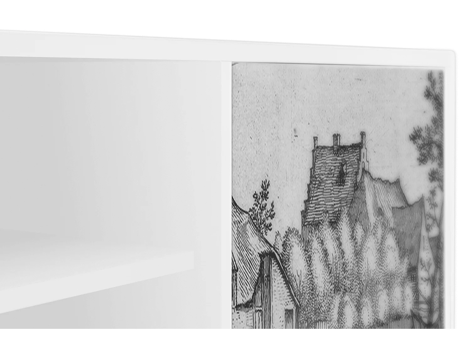 TV-meubel - 170х69х48 cm - T2 - Farms in a Village, Wit