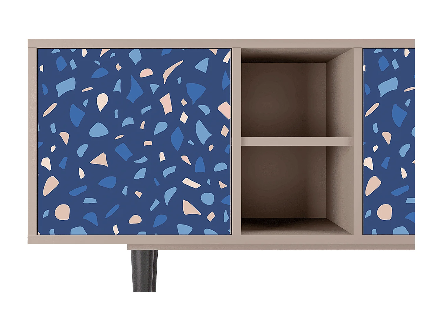 Meuble TV - 150х69х41 cm - T5 - Soap Whirpool, Latte