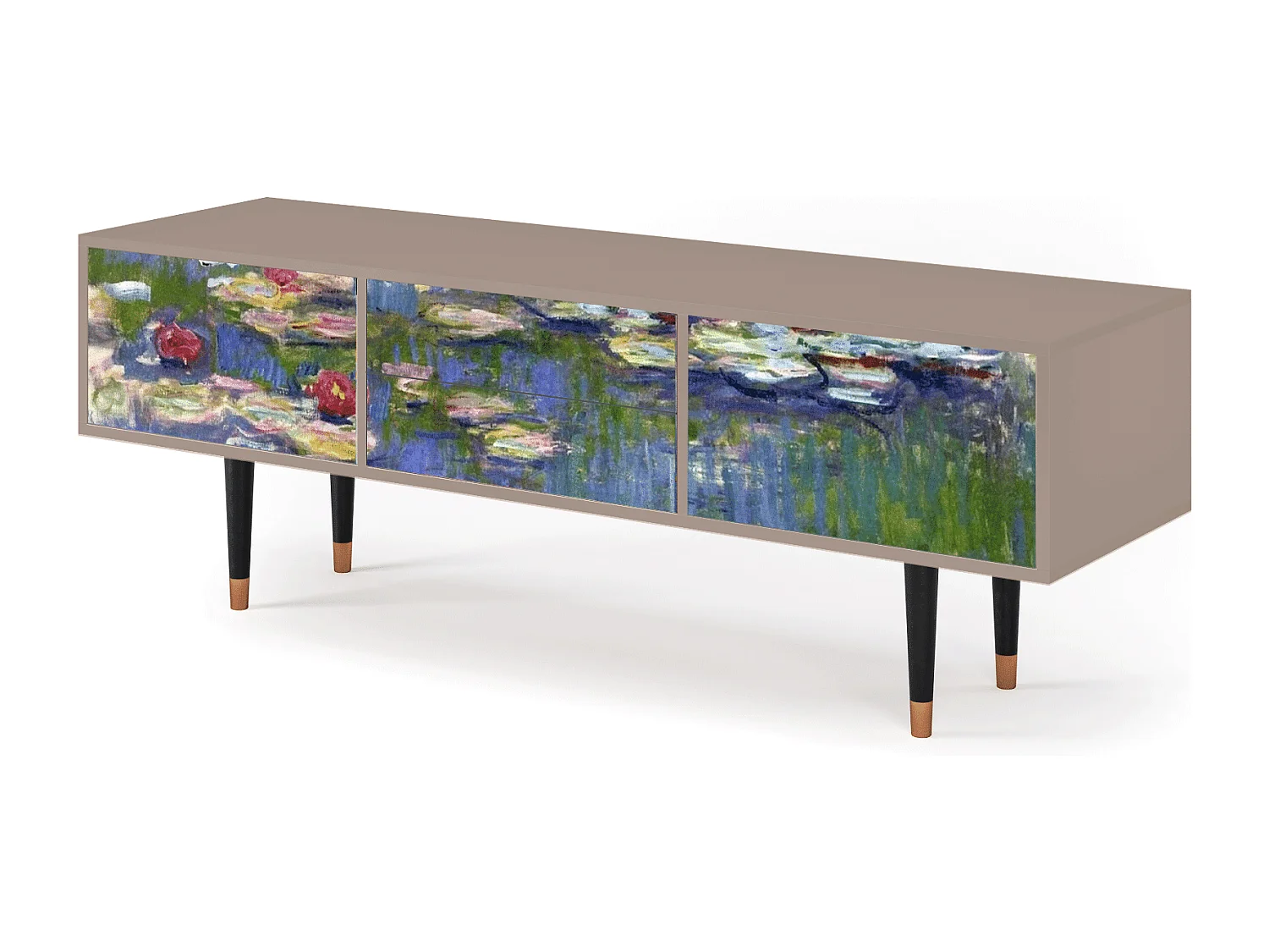 TV-meubel - 170х59х48 cm - T4 - The water lily pond  , Latte