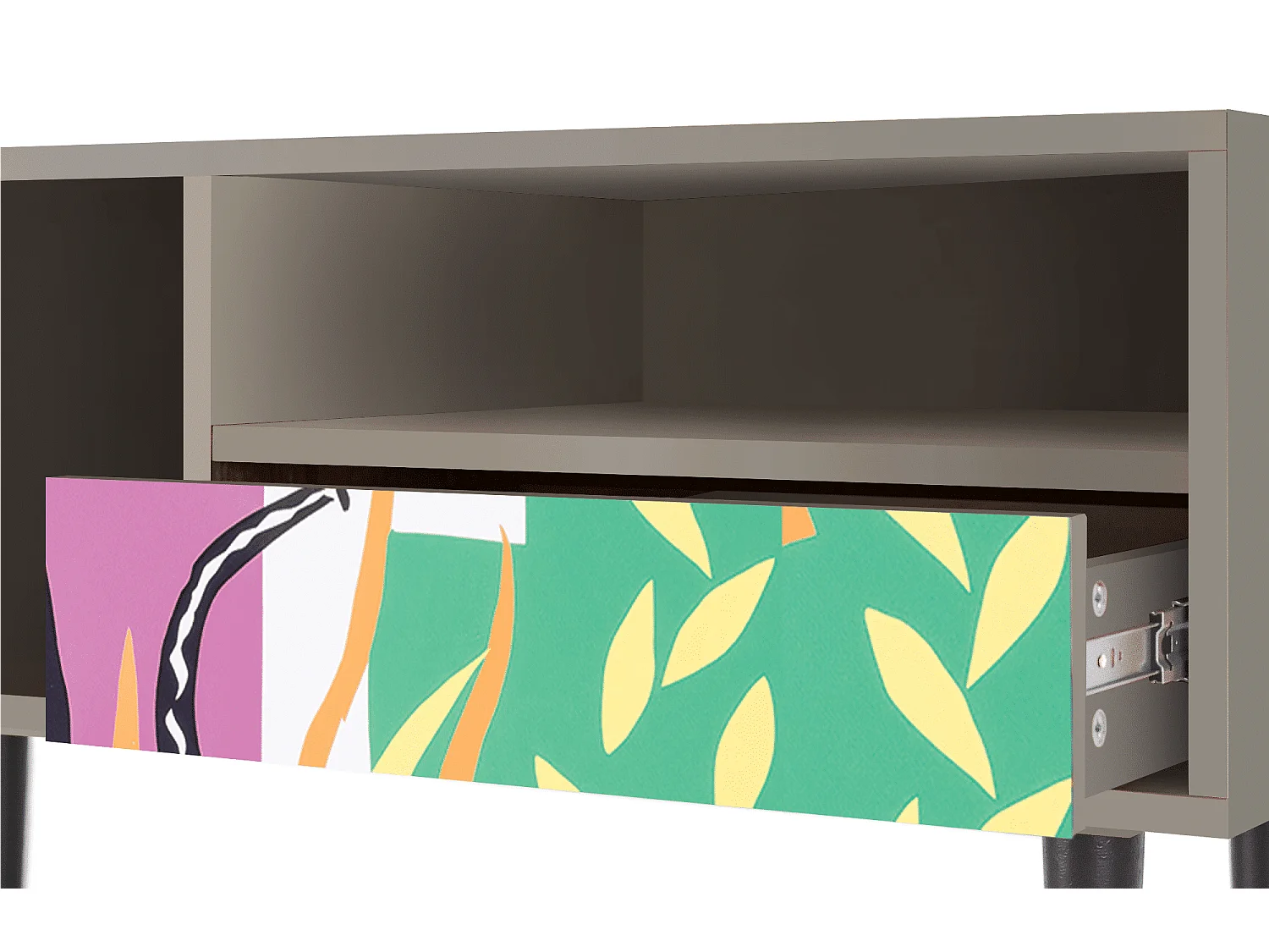 Meuble TV - 115х59х48 cm - T3 - La Tristesse du Roi, Sable