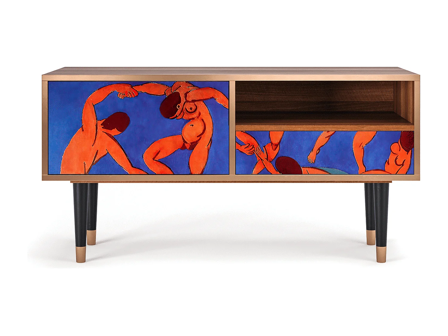 Meuble TV - 115х59х48 cm - T3 - The Dance by Matisse , Noyer