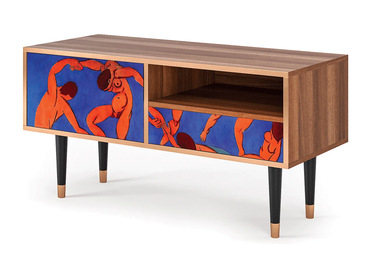 Meuble TV - 115х59х48 cm - T3 - The Dance by Matisse , Noyer