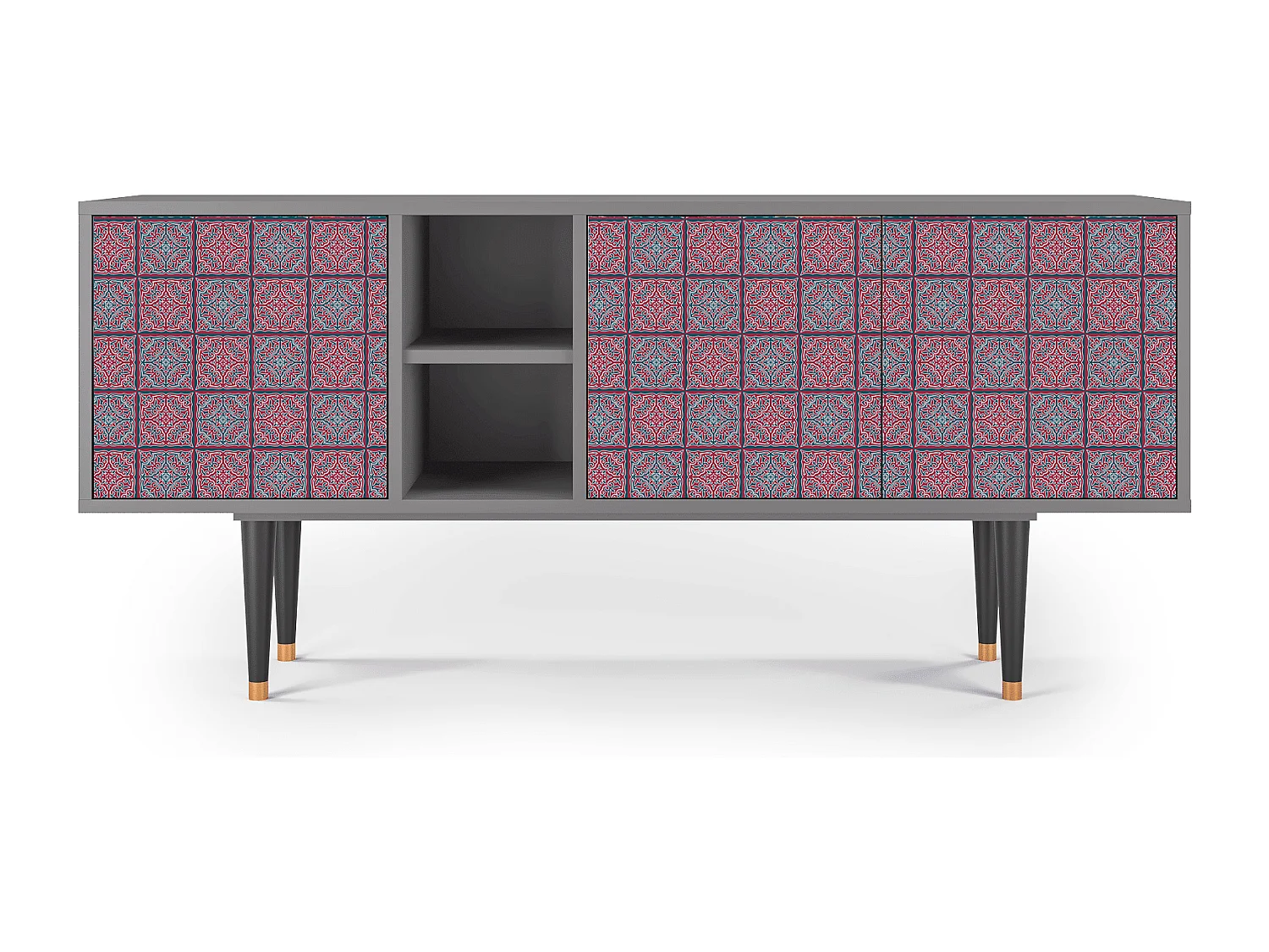 Mobile TV - 150х69х41 cm - T5 - Riviera Mosaic, Grigio