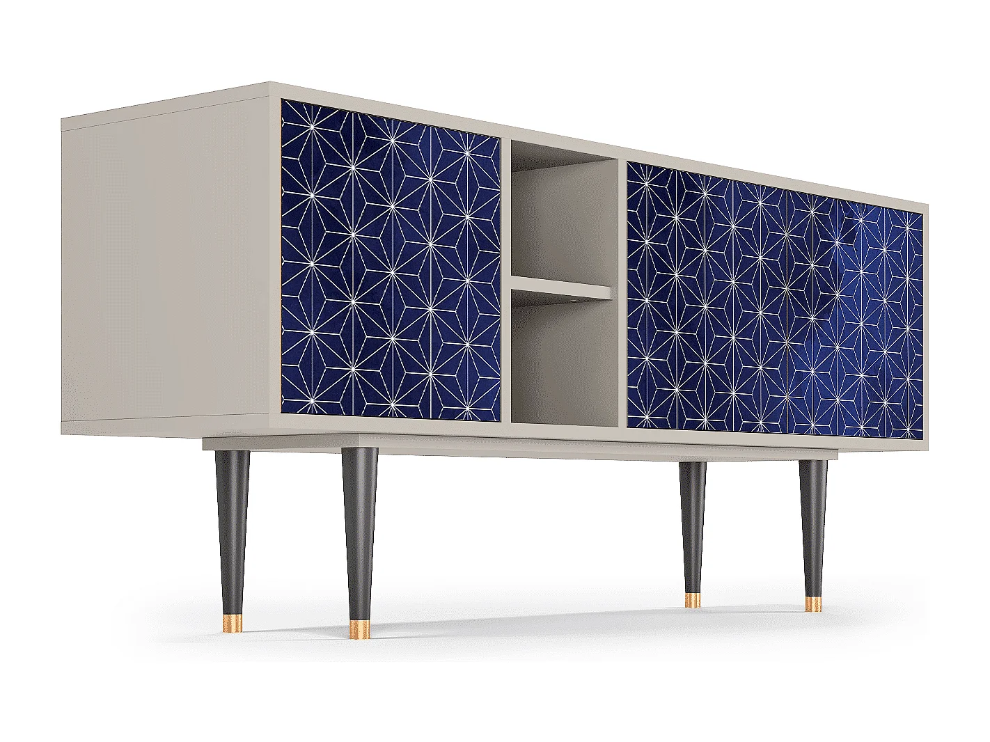 Meuble TV - 150х69х41 cm - T5 - Milky Way, Sable