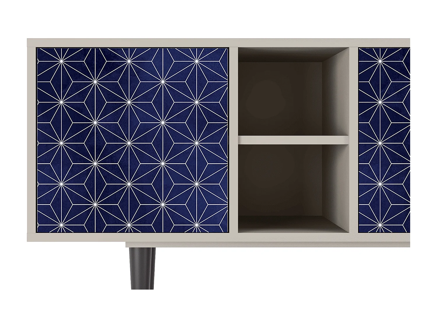 Meuble TV - 150х69х41 cm - T5 - Milky Way, Sable