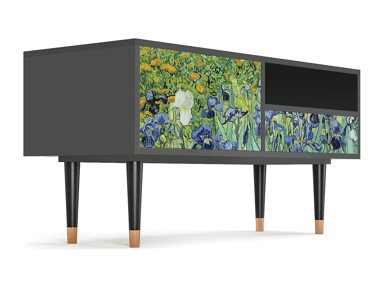 TV-Möbel - 115х59х48 cm - T3 - Irises , Anthrazit