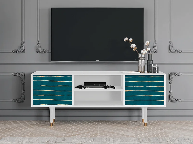 Mobile TV - 170х69х48 cm - T2 - Ocean Drive, Bianco
