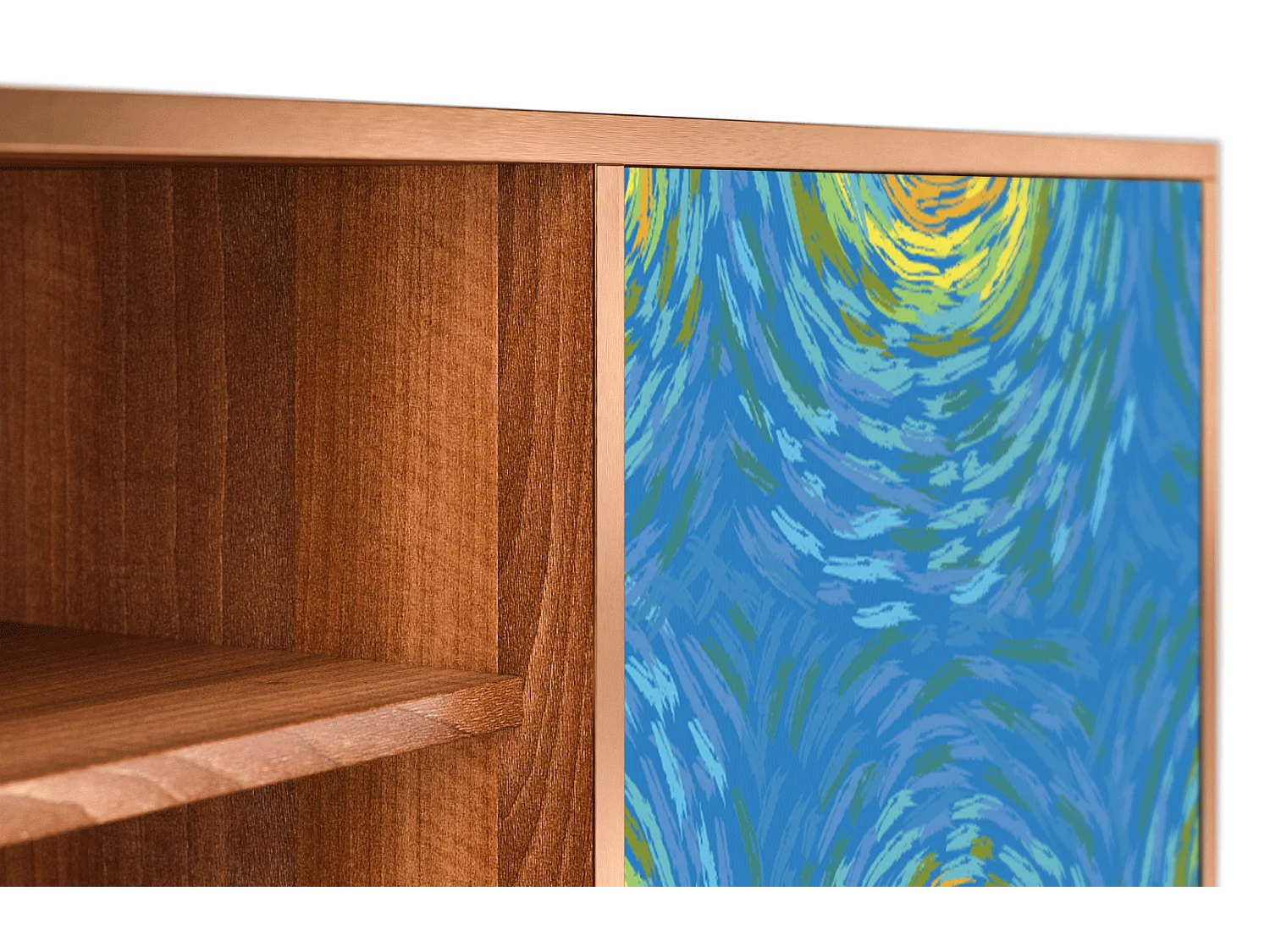 TV-meubel - 170х69х48 cm - T2 - Van Gogh Lights, Walnoot