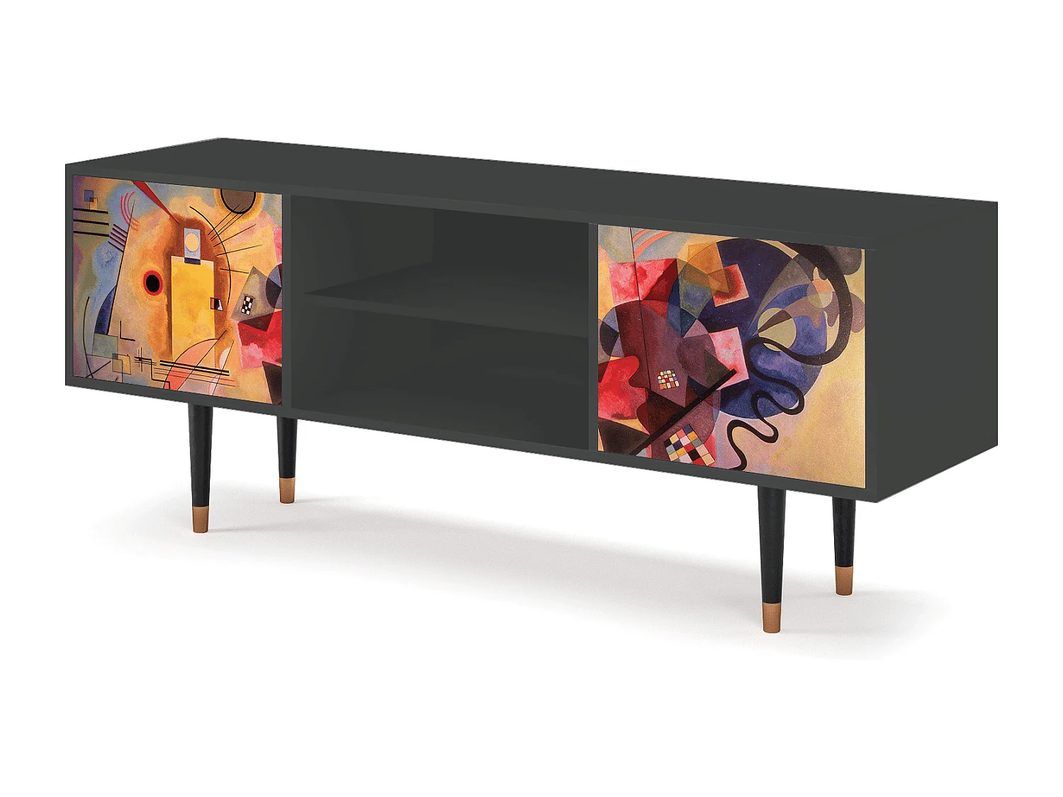 TV-meubel - 170х69х48 cm - T2 - Modern Art, Antraciet