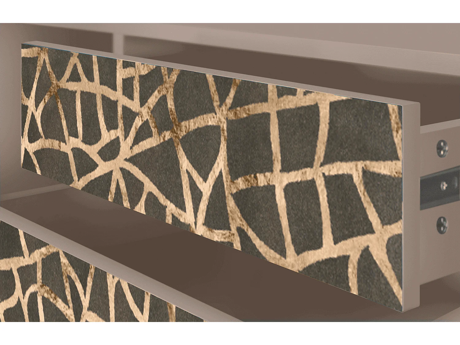 Meuble TV - 170х59х48 cm - T4 - Enlarged Leaf, Latte