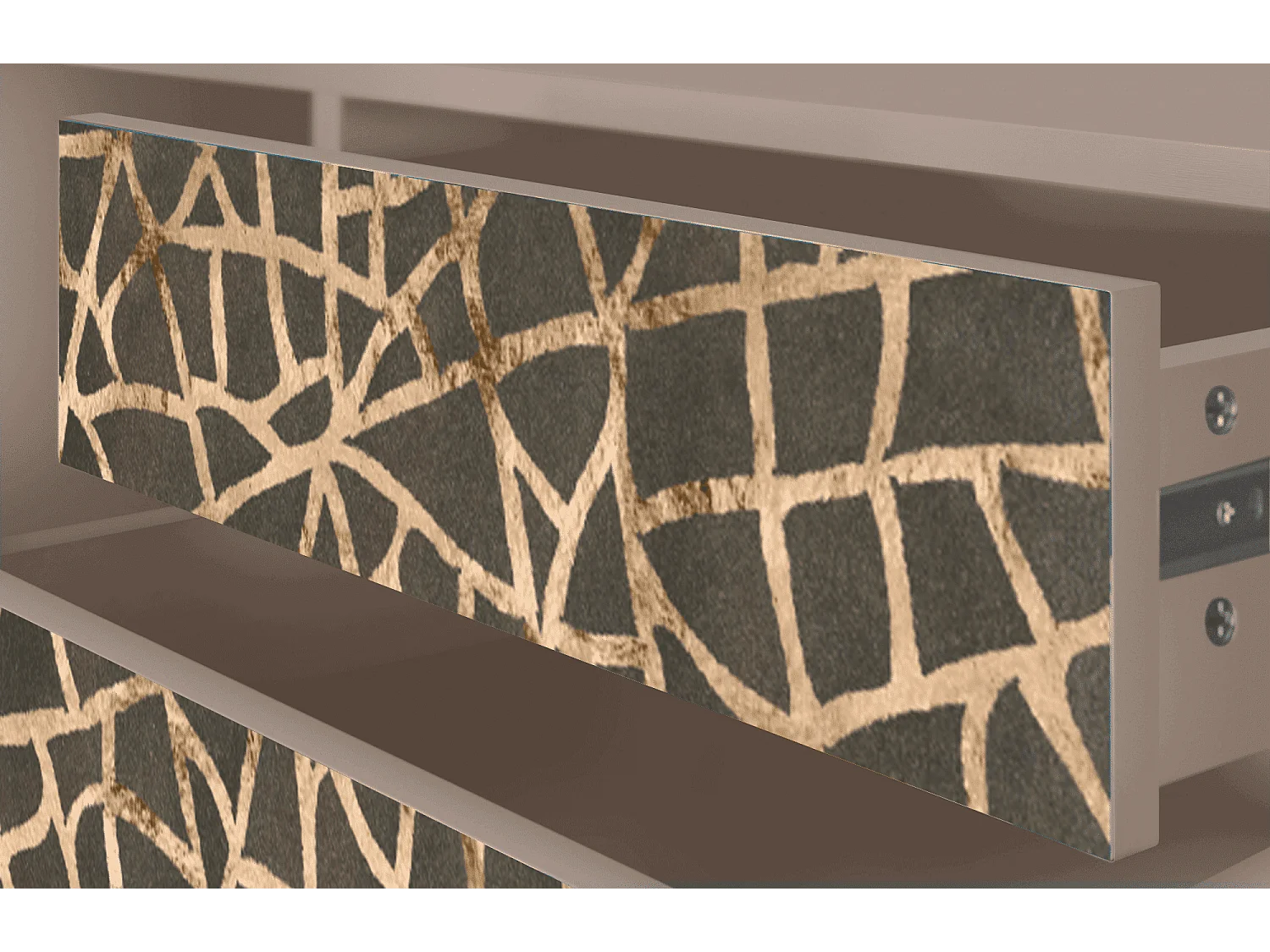 TV-Möbel - 170х59х48 cm - T4 - Enlarged Leaf, Latte