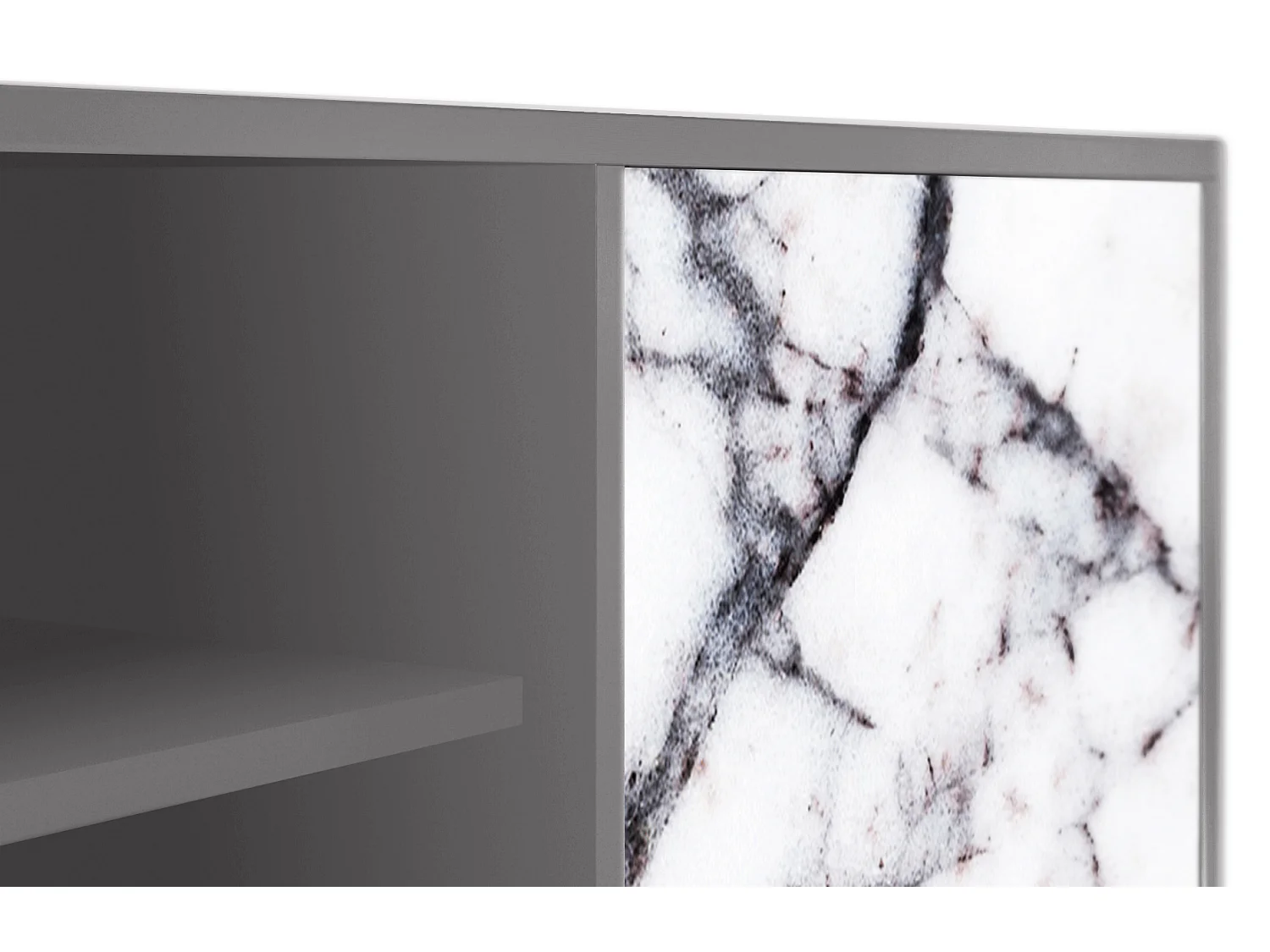 Mobile TV - 170х69х48 cm - T2 - Raven Marble, Grigio