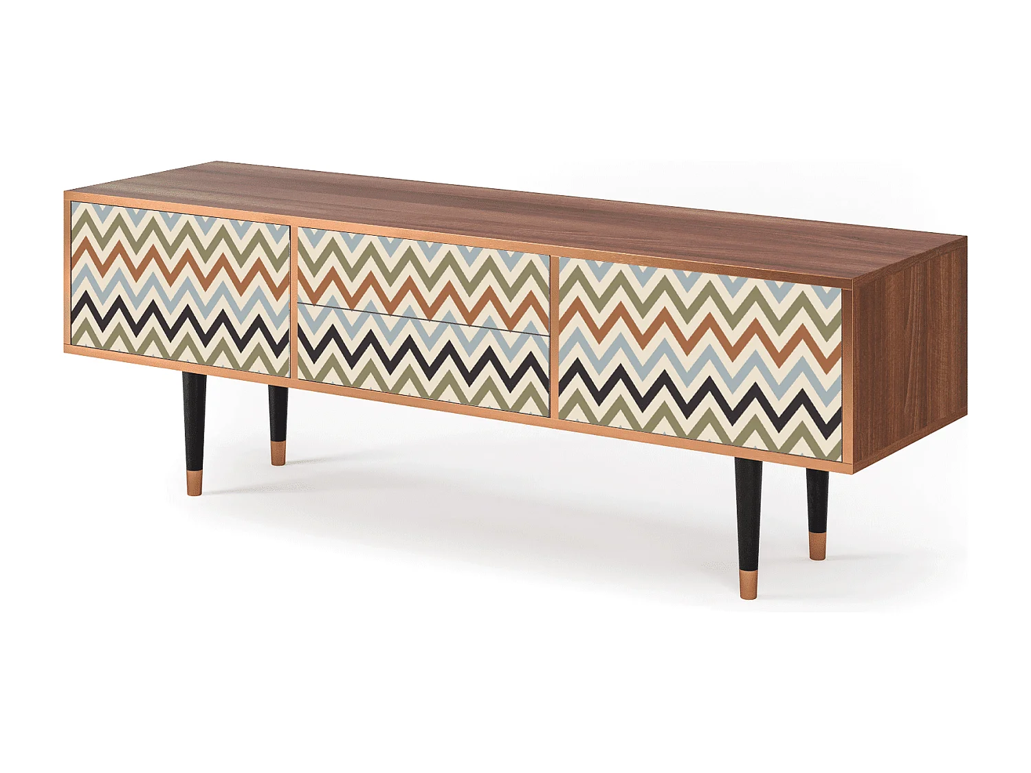 TV-meubel - 170х59х48 cm - T4 - Bright Ripple, Walnoot