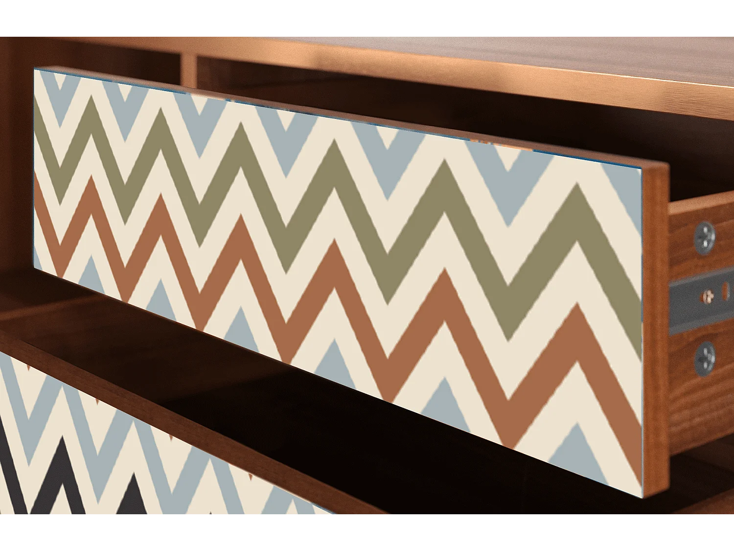 TV-meubel - 170х59х48 cm - T4 - Bright Ripple, Walnoot