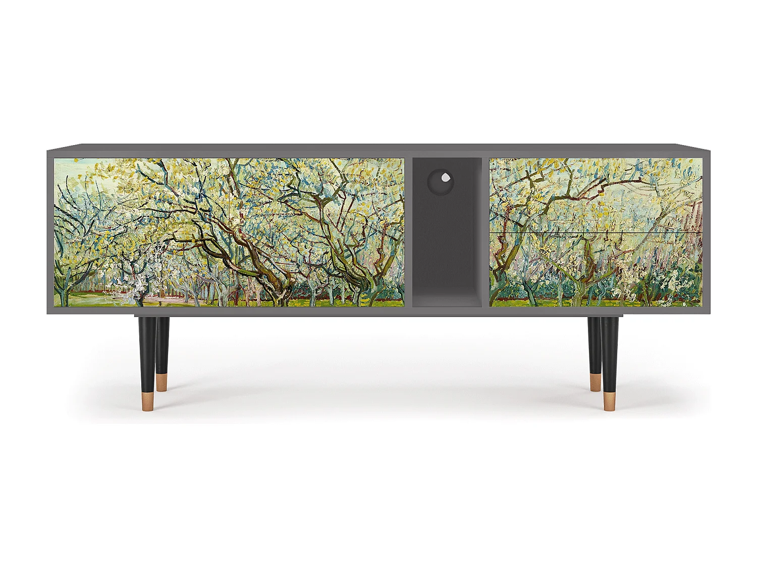 TV-meubel - 170х69х48 cm - T1 - The Wit Orchard, Grijs