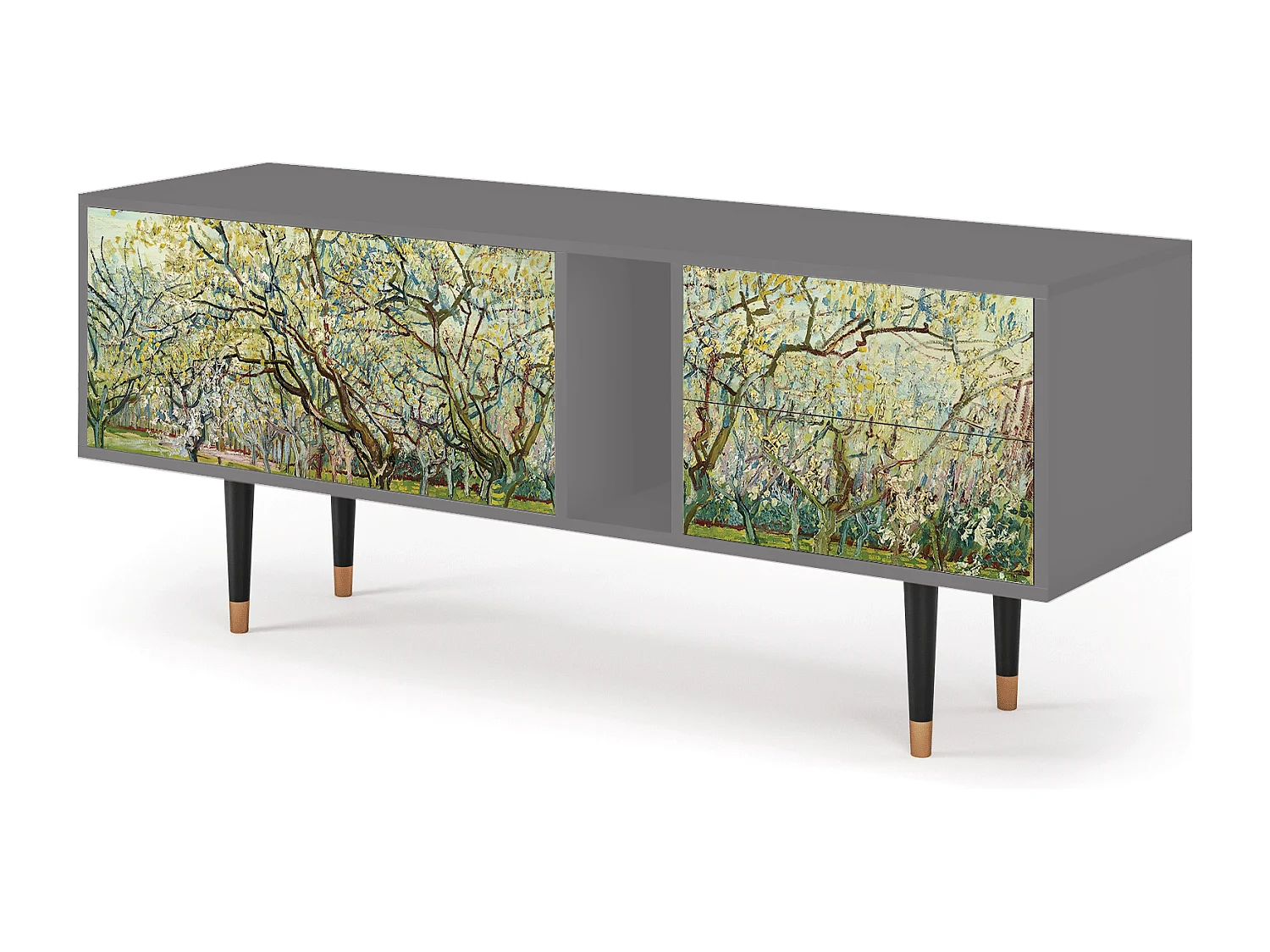 TV-meubel - 170х69х48 cm - T1 - The Wit Orchard, Grijs