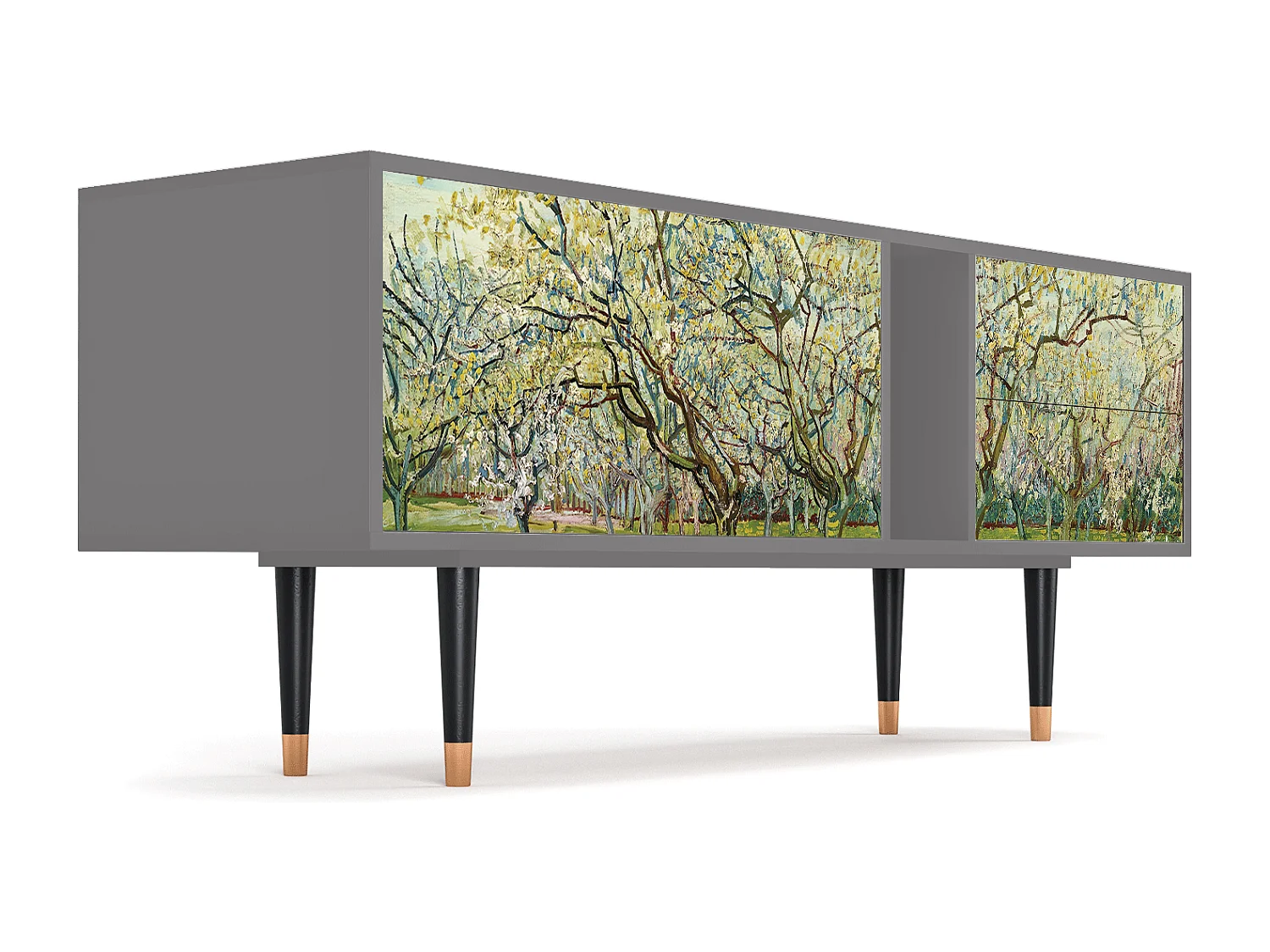 TV-meubel - 170х69х48 cm - T1 - The Wit Orchard, Grijs