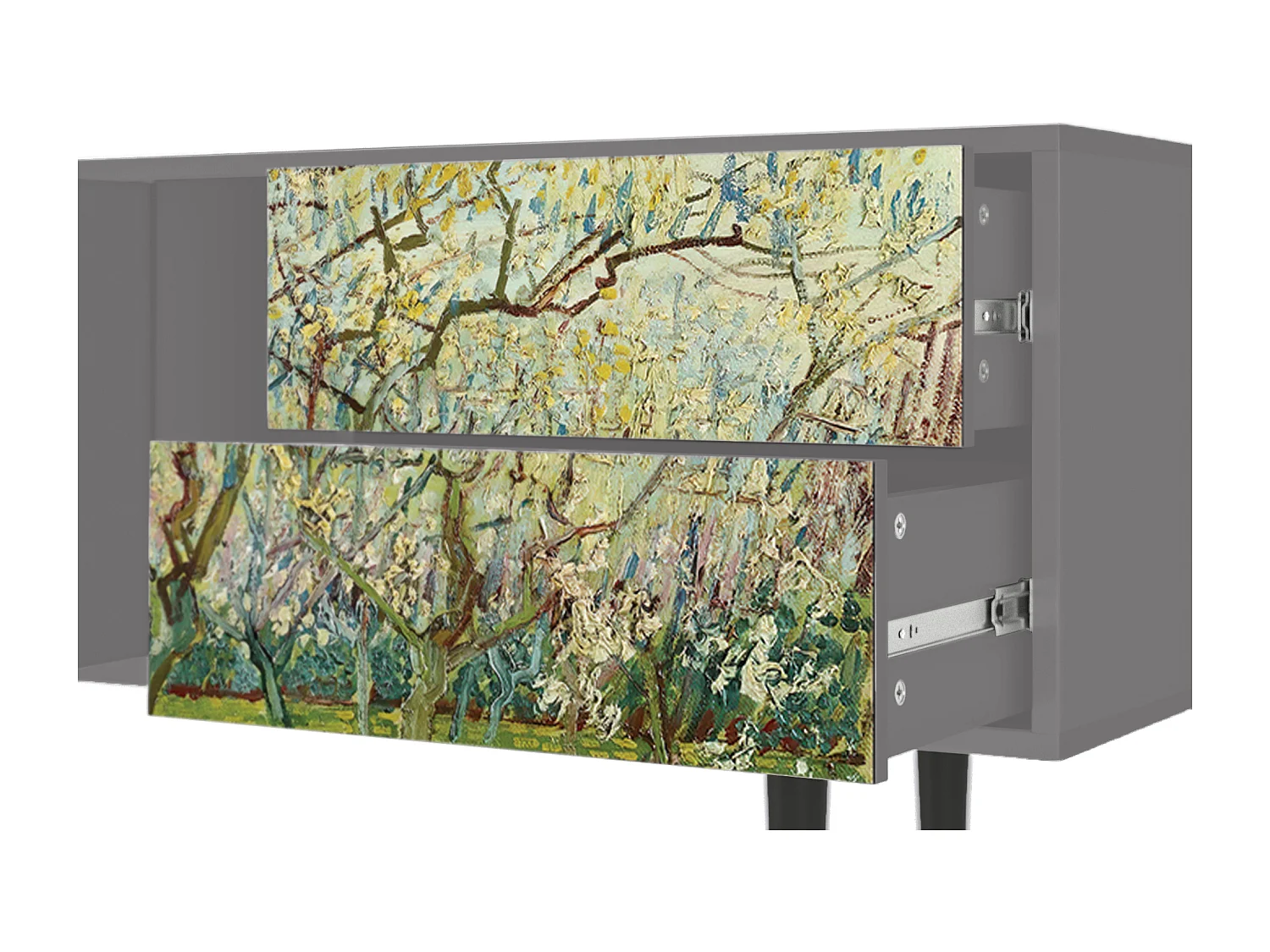 TV-meubel - 170х69х48 cm - T1 - The Wit Orchard, Grijs