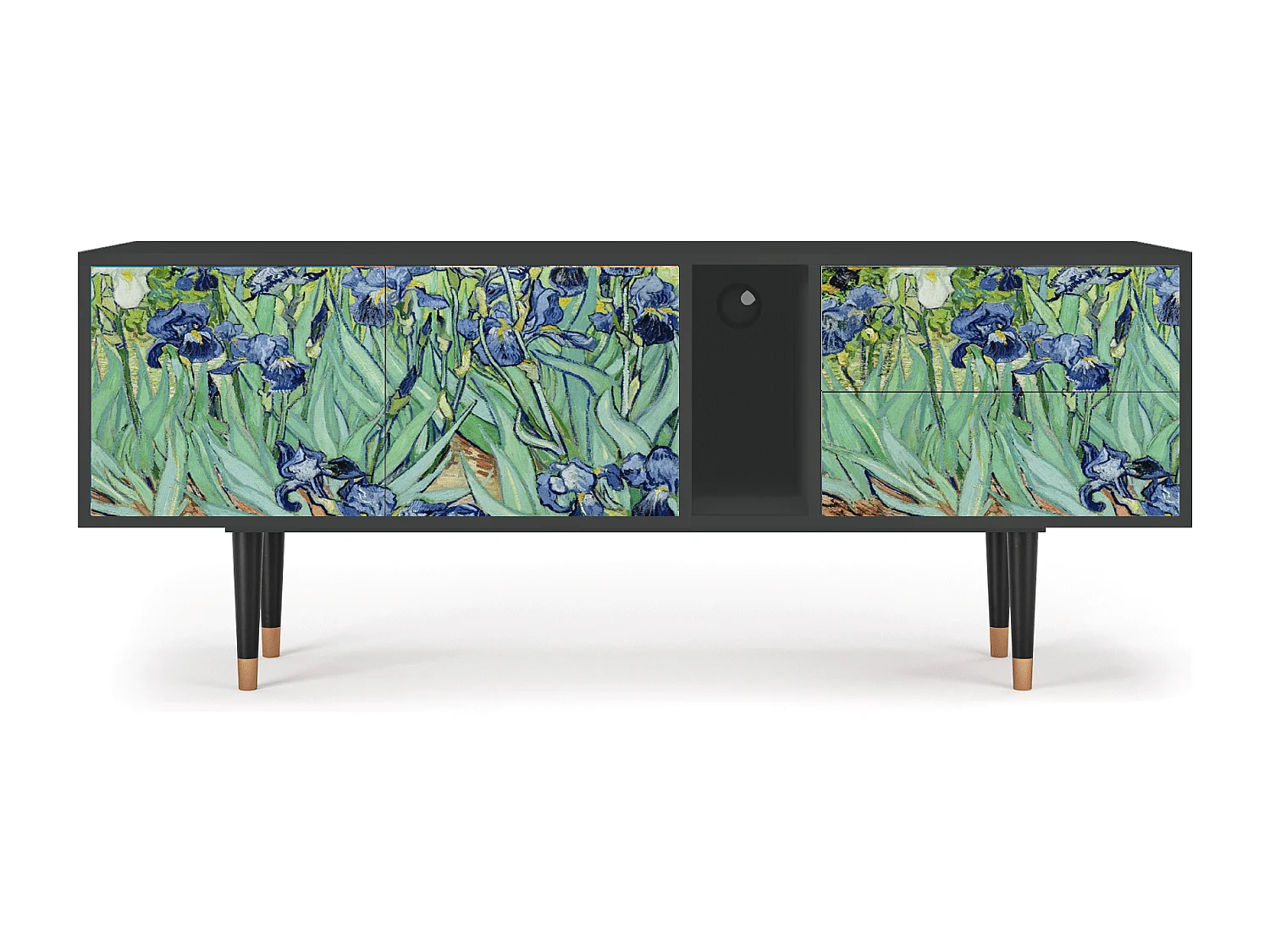 TV-meubel - 170х69х48 cm - T1 - Irises , Antraciet