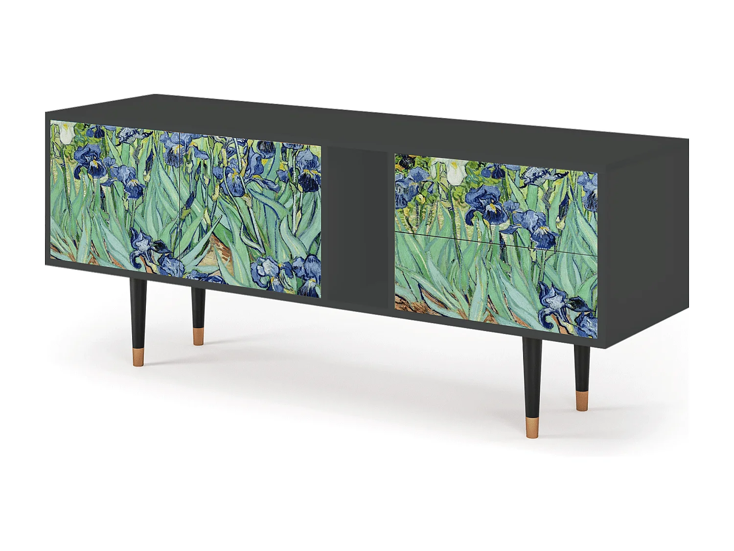 TV-meubel - 170х69х48 cm - T1 - Irises , Antraciet