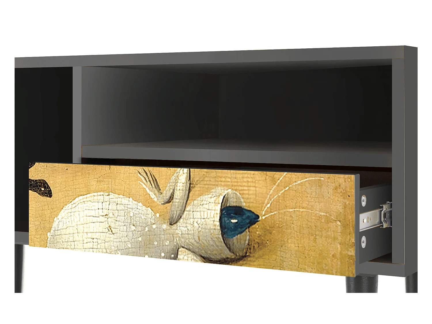 Mueble de TV - 115х59х48 cm - T3 - The Garden by Bosch, Antracita