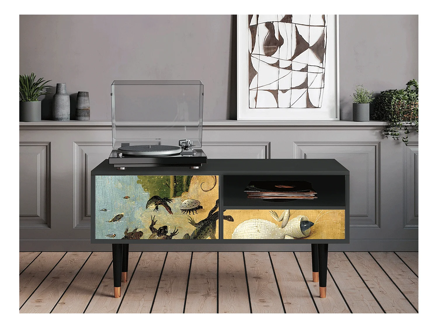 Meuble TV - 115х59х48 cm - T3 - The Garden by Bosch, Anthracite