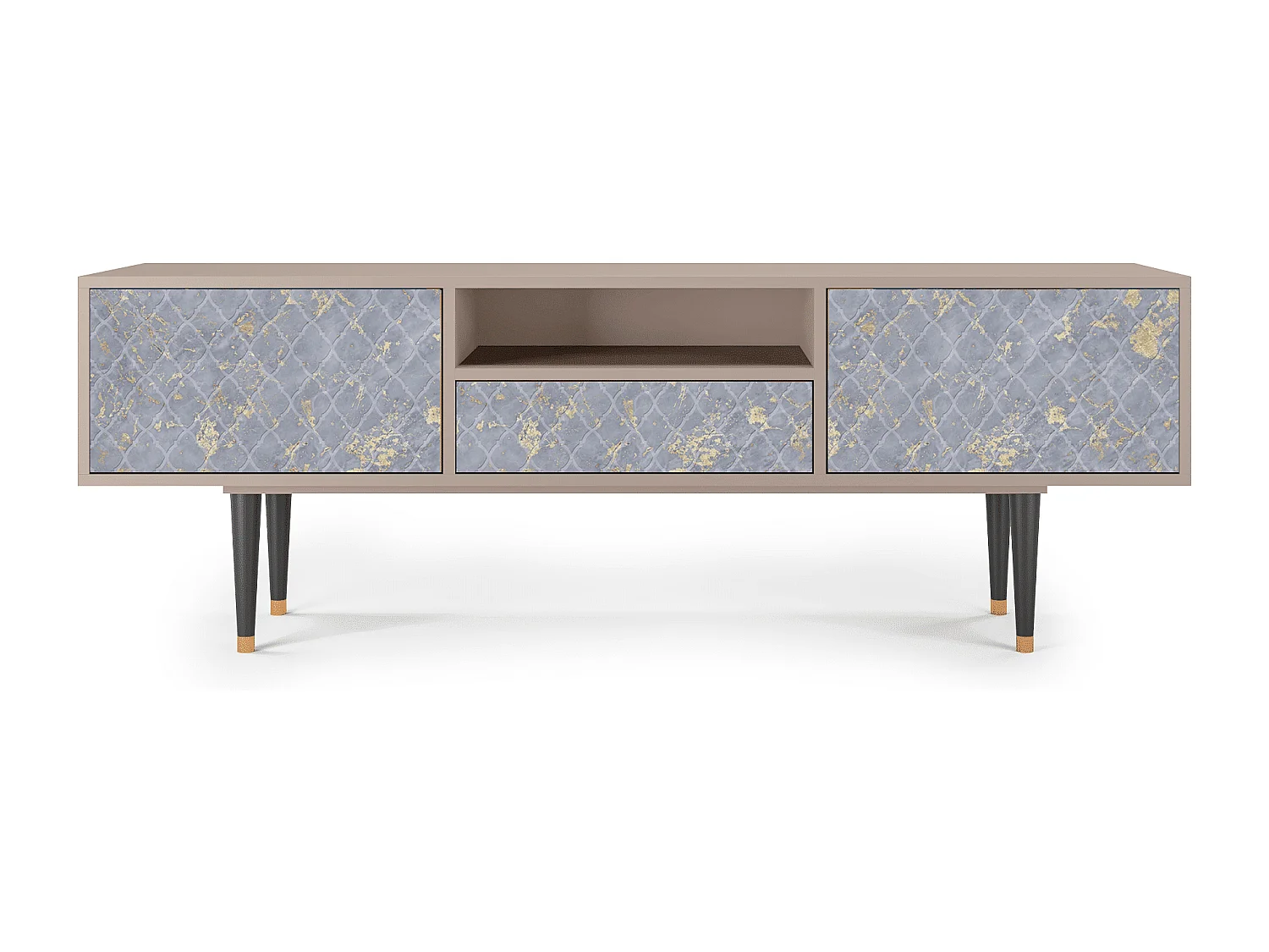 TV-meubel - 170х59х41 cm - T6 - Golden Smoke, Latte