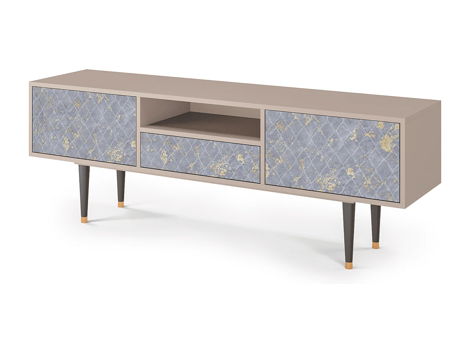 TV-meubel - 170х59х41 cm - T6 - Golden Smoke, Latte