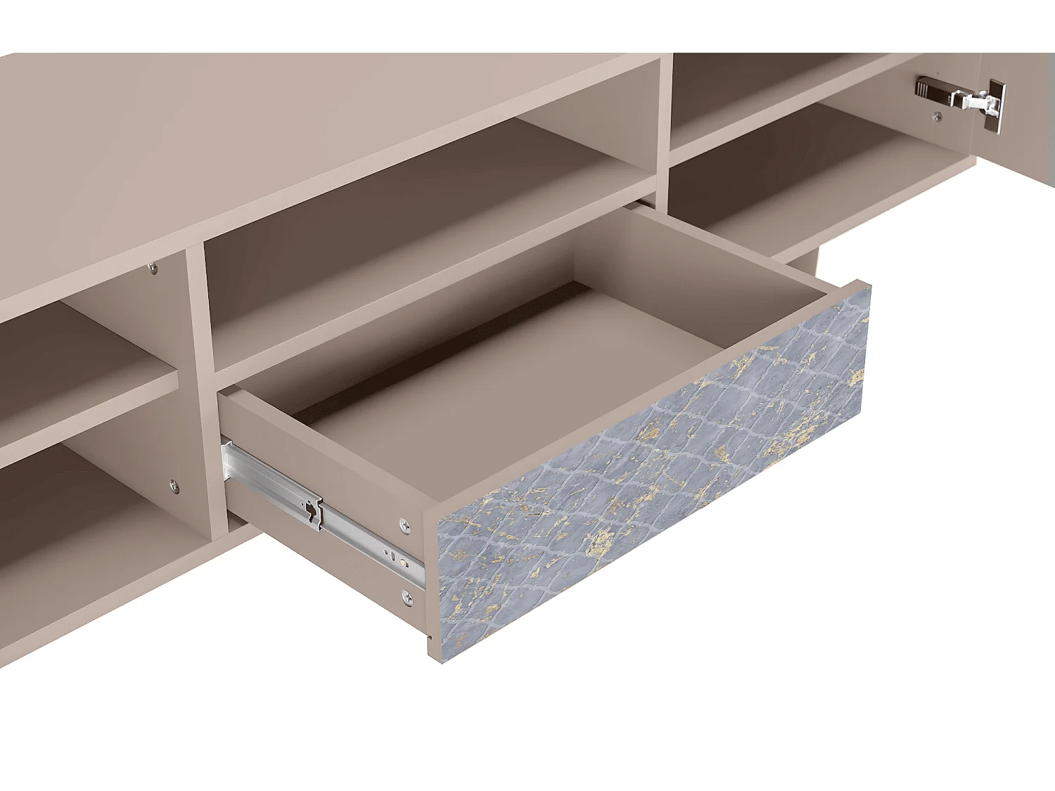 TV-meubel - 170х59х41 cm - T6 - Golden Smoke, Latte