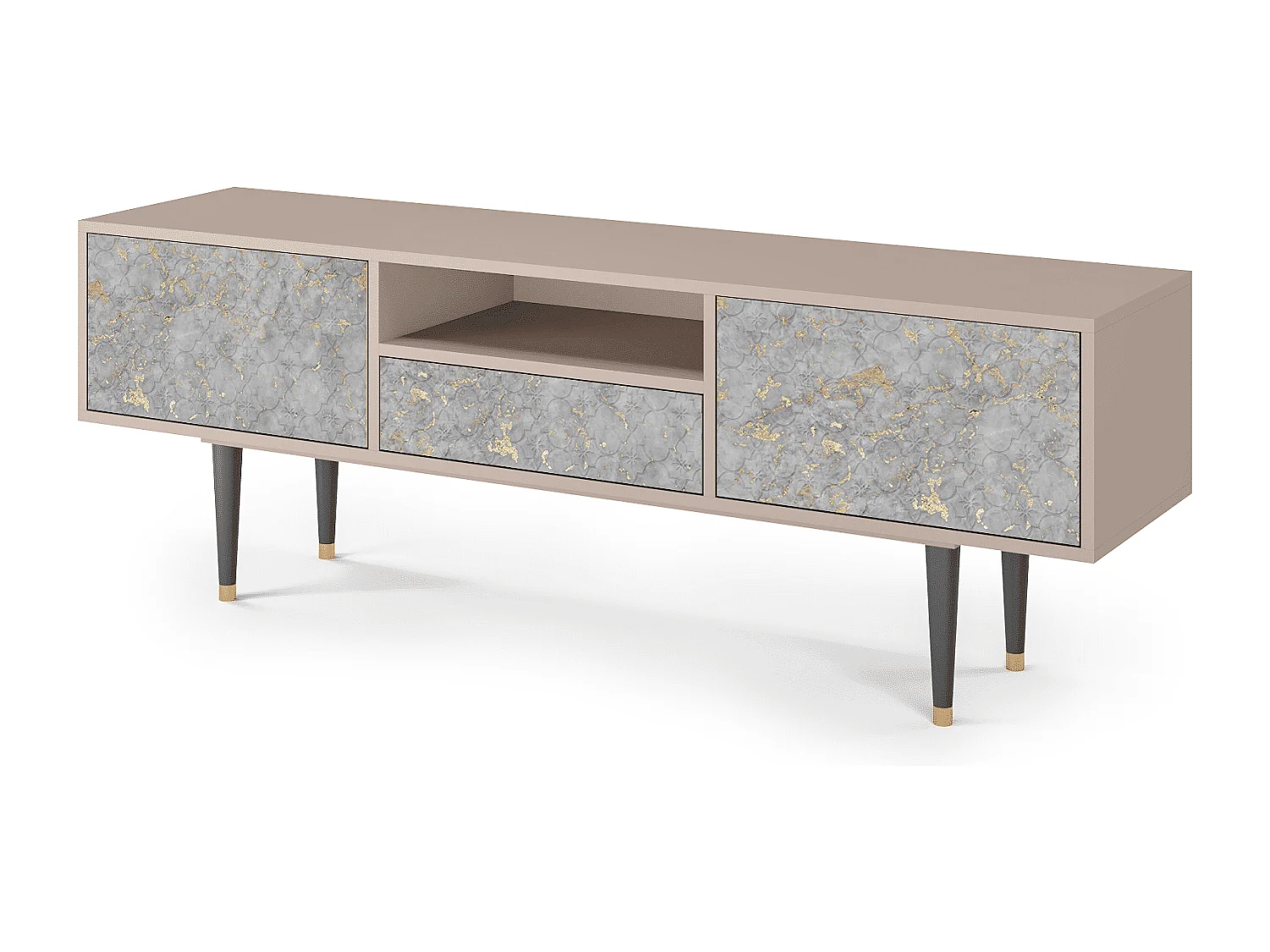 TV-Möbel - 170х59х41 cm - T6 - Mariana Trench, Latte