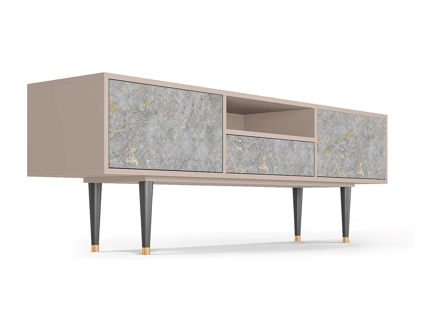 TV-Möbel - 170х59х41 cm - T6 - Mariana Trench, Latte