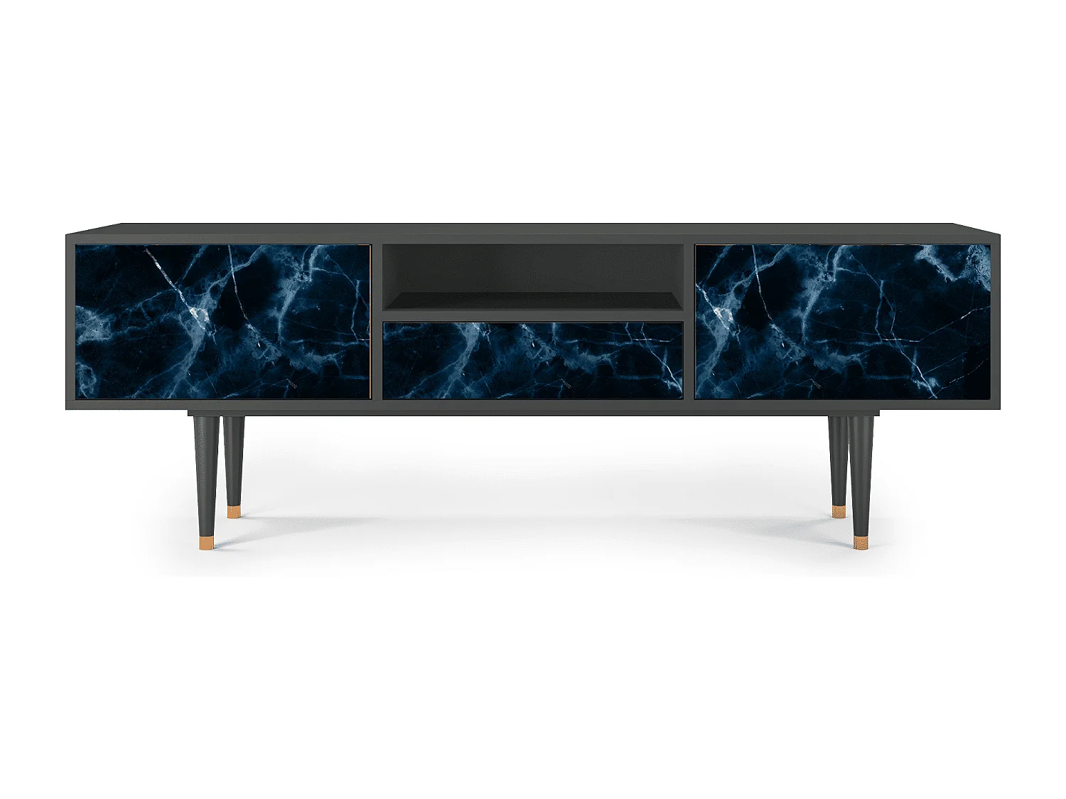 Mueble de TV - 170х59х41 cm - T6 - Deep Ocean, Antracite