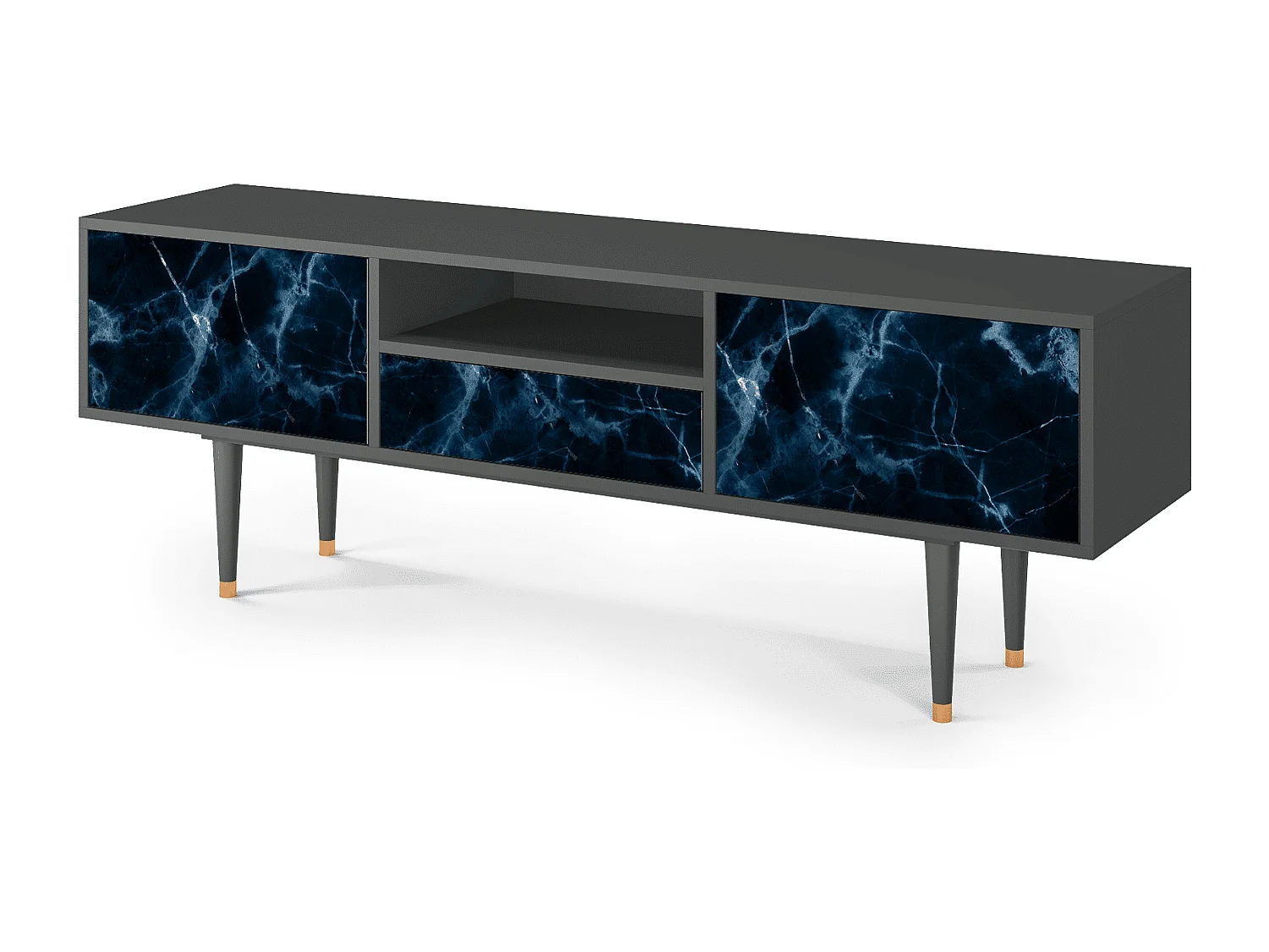 Mueble de TV - 170х59х41 cm - T6 - Deep Ocean, Antracite