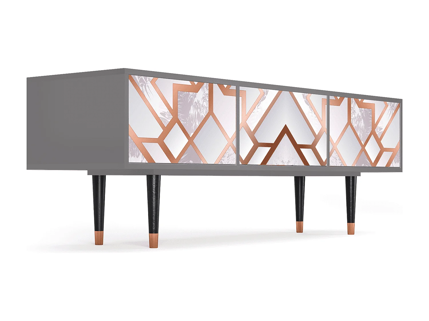 Mobile TV - 170х59х48 cm - T4 - Pastel Fairytale, Grigio