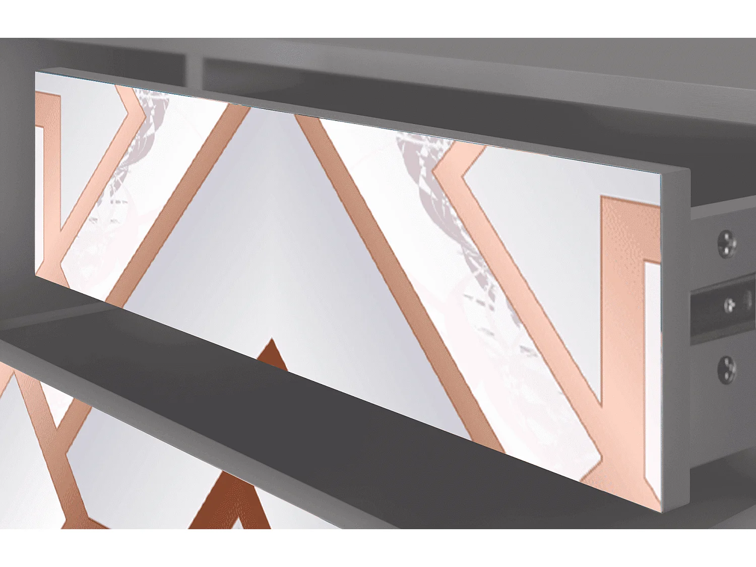 Mobile TV - 170х59х48 cm - T4 - Pastel Fairytale, Grigio