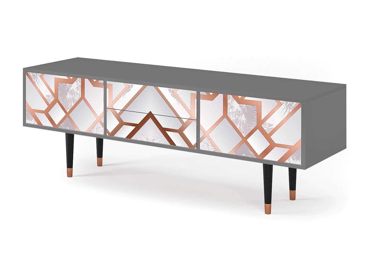 Mueble de TV - 170х59х48 cm - T4 - Pastel Fairytale, Gris