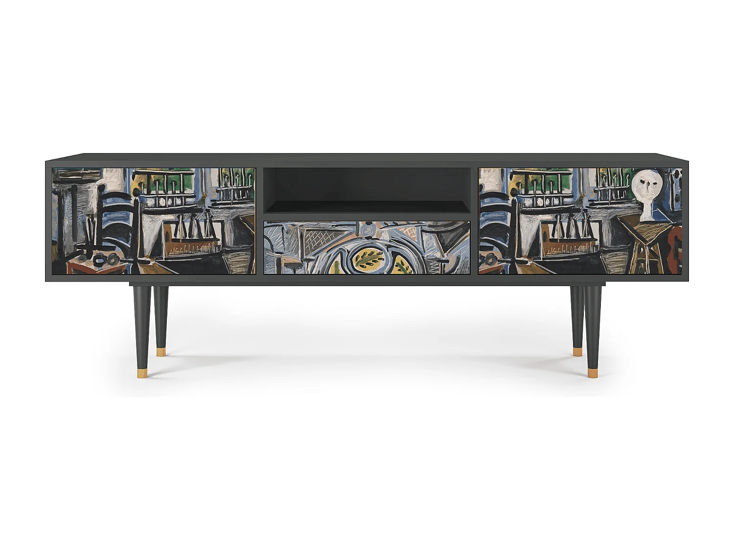 Mobile TV - 170х59х41 cm - T6 - The Studio , Antracite