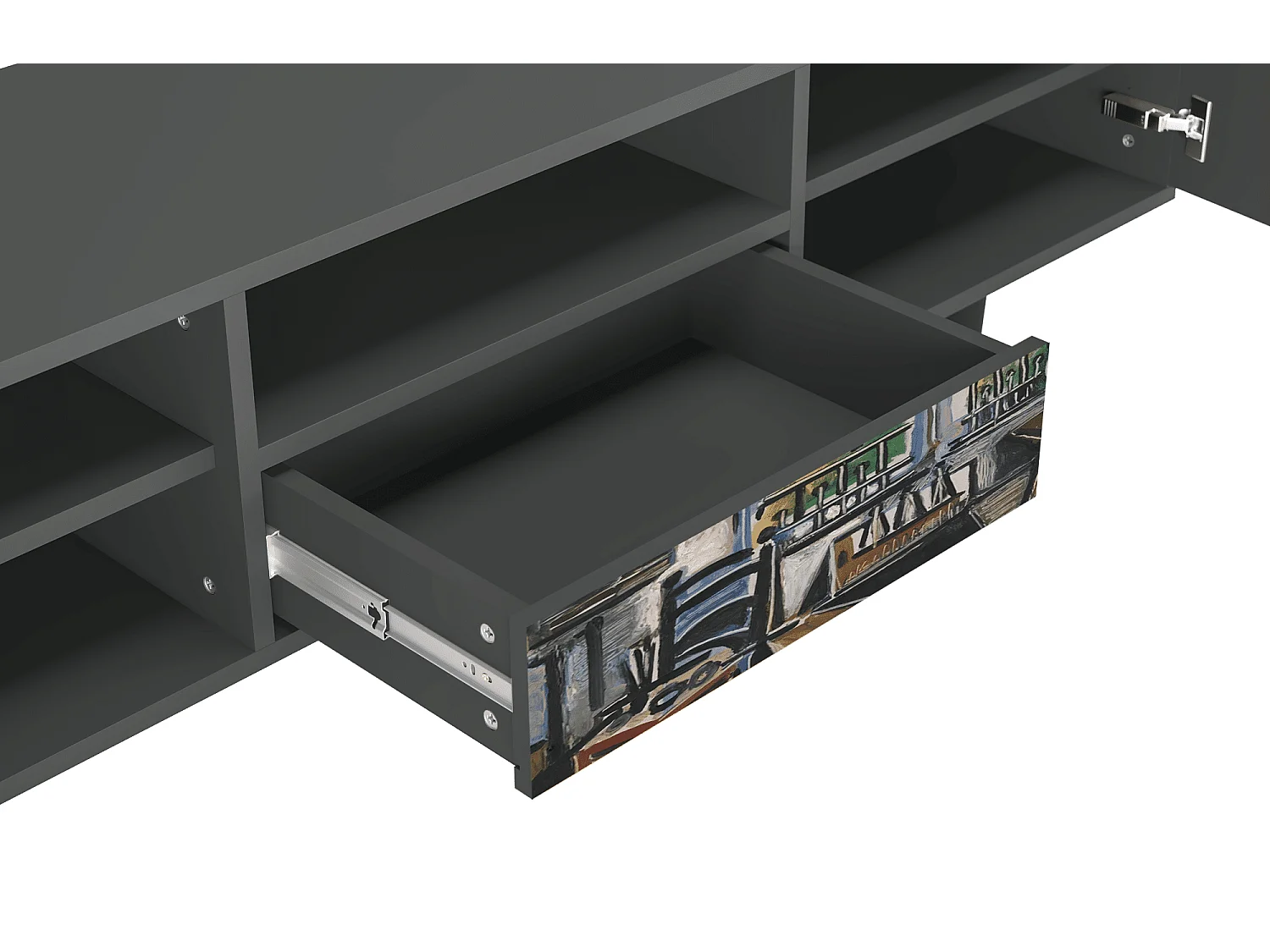 Mobile TV - 170х59х41 cm - T6 - The Studio , Antracite