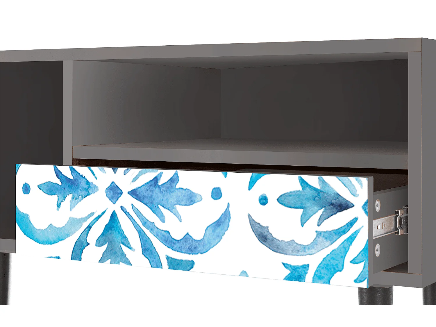 TV-meubel - 115х59х48 cm - T3 - Lisbon Flover, Grijs