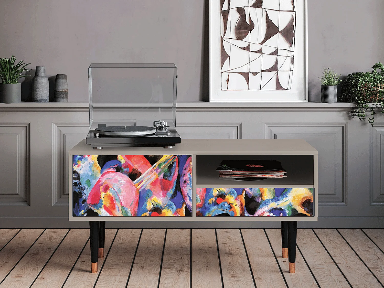 TV-meubel - 115х59х48 cm - T3 - Kandinsky, Zand
