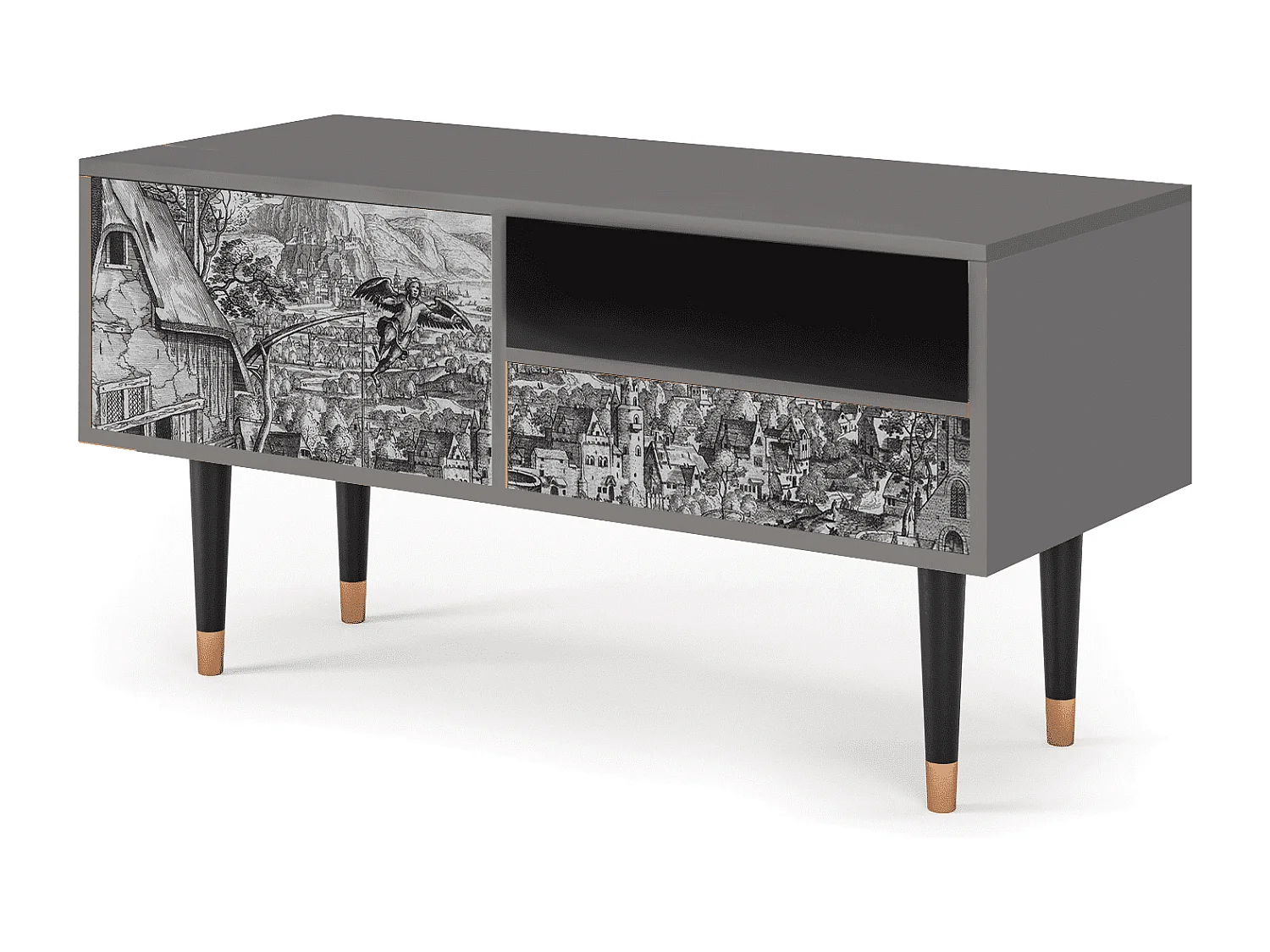 TV-Möbel - 115х59х48 cm - T3 - Departure, Grau