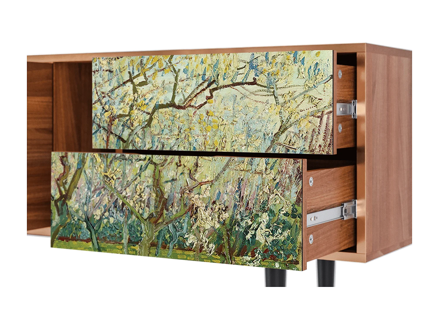 TV-meubel - 170х69х48 cm - T1 - The Wit Orchard, Walnoot